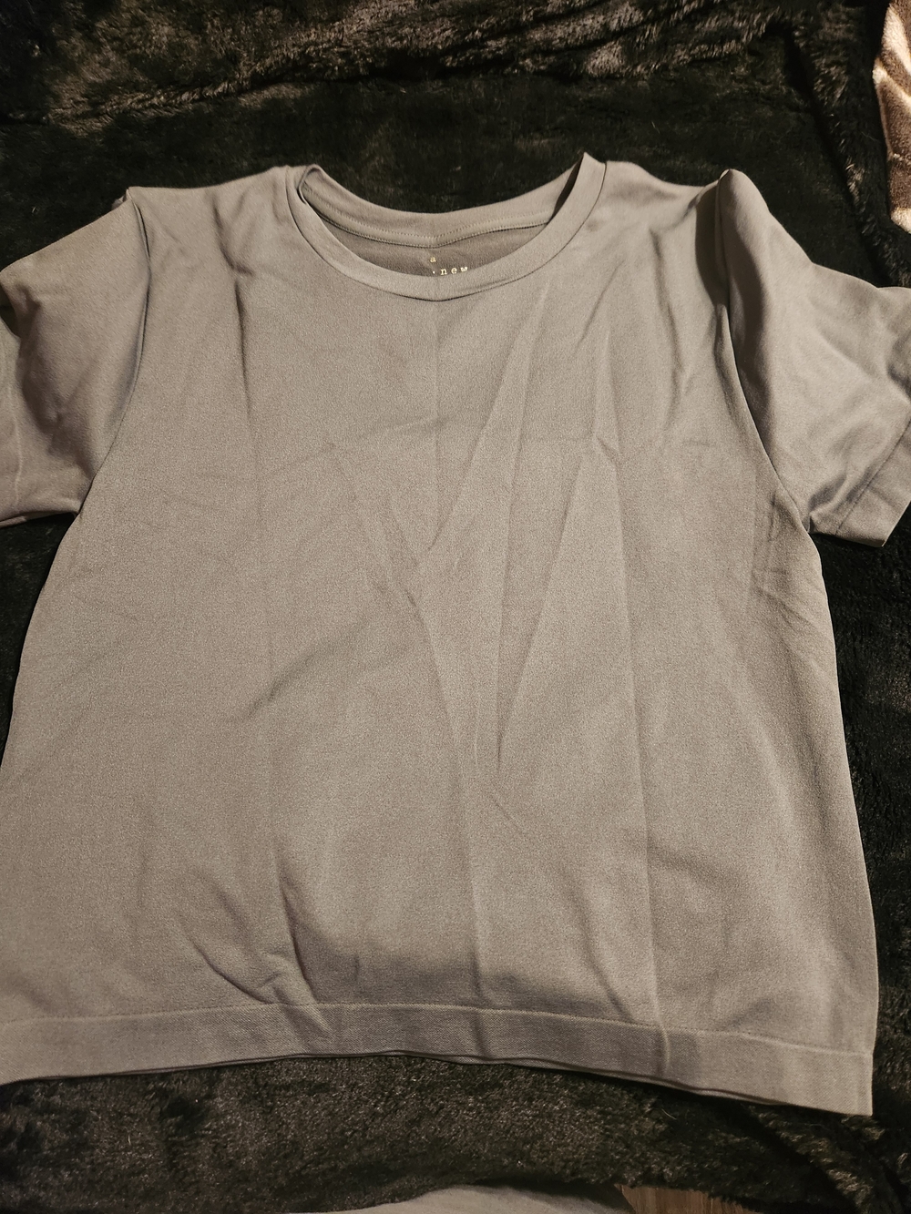a new day Gray Short Sleeve Crewneck Tee